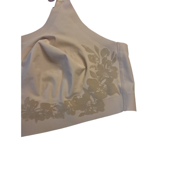 Cacique Pink Flower Unlined No Wire Comfort Women Bra 22/24 NWT - Picture 3 of 10